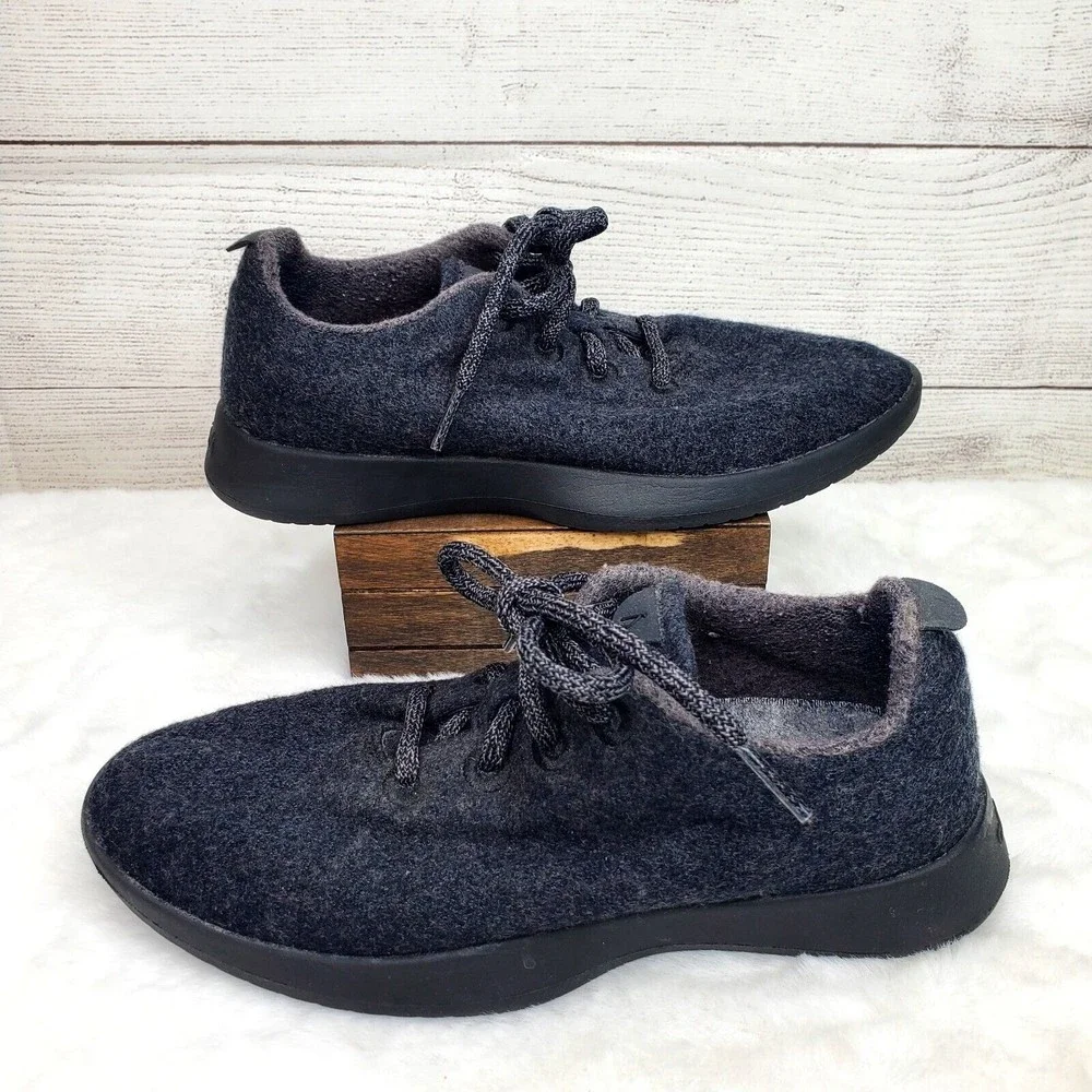 Allbirds Black Wool Runners Sneaker Women's Size 7